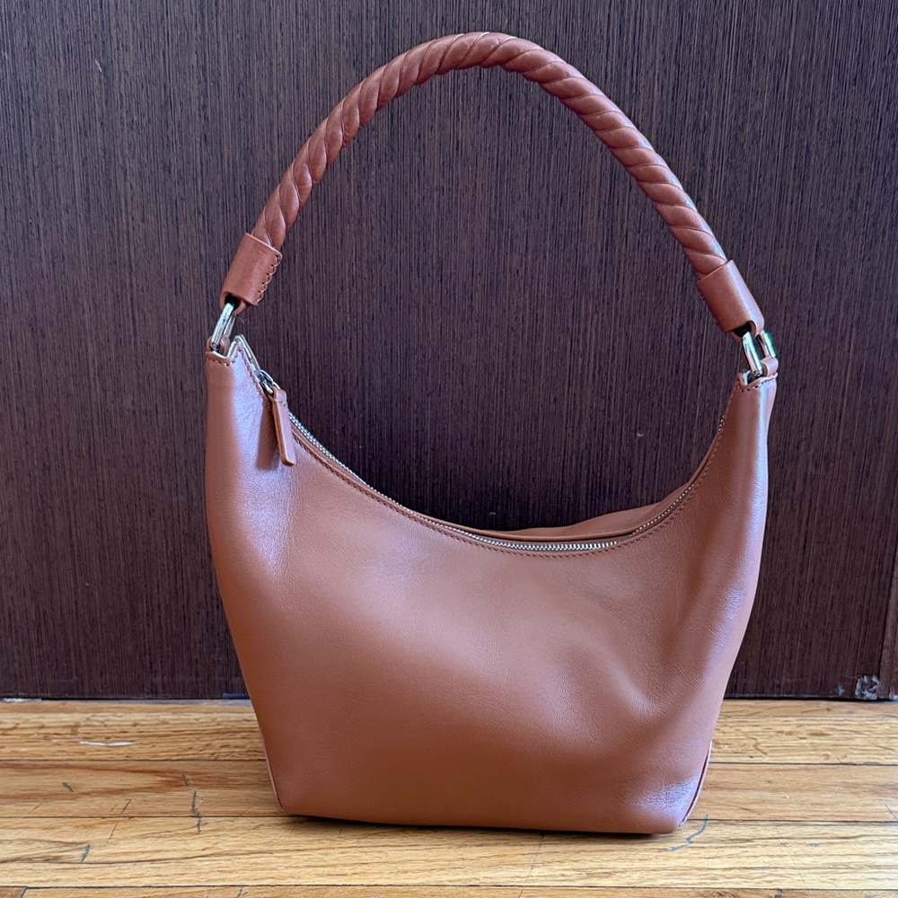 Jenni Kayne Tan Leather Hobo Bag